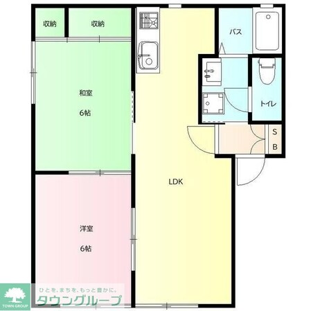 アムール Cの物件間取画像